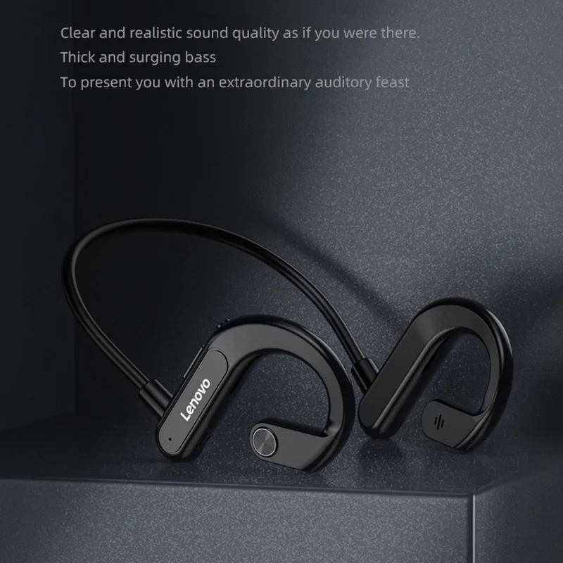Оригинальные беспроводные наушники Lenovo X3 Bluetooth-совместимы с шейным ободом V5.0