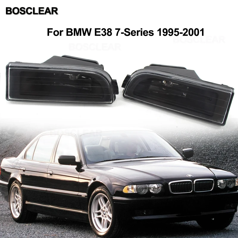 Фонарь для переднего бампера пластиковый объектив BMW E38 7 Series 1995 2001 740i 750i Left