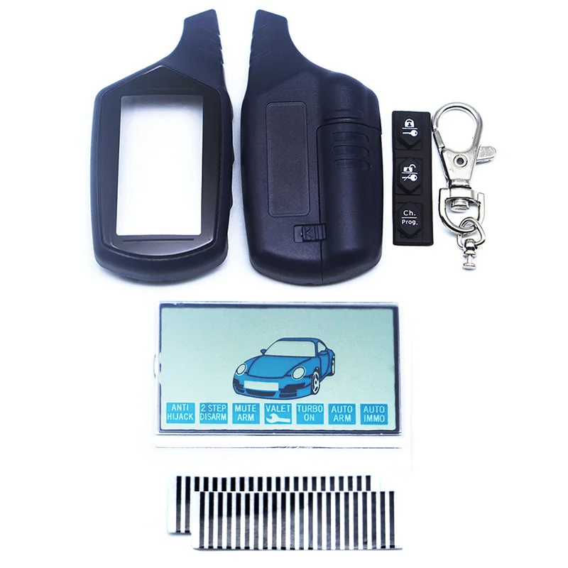 B6 Lcd Display + Keychain body case Cover Flexible Cable For Starline LCD Remote Control Key Chain Zebra Stripes | Автомобили и