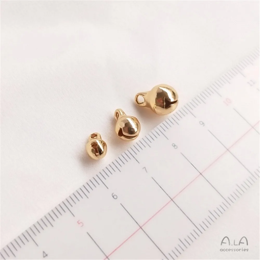 

14 K parts, booking, Bell, small elevator DIY hand bracelet pendant pendant