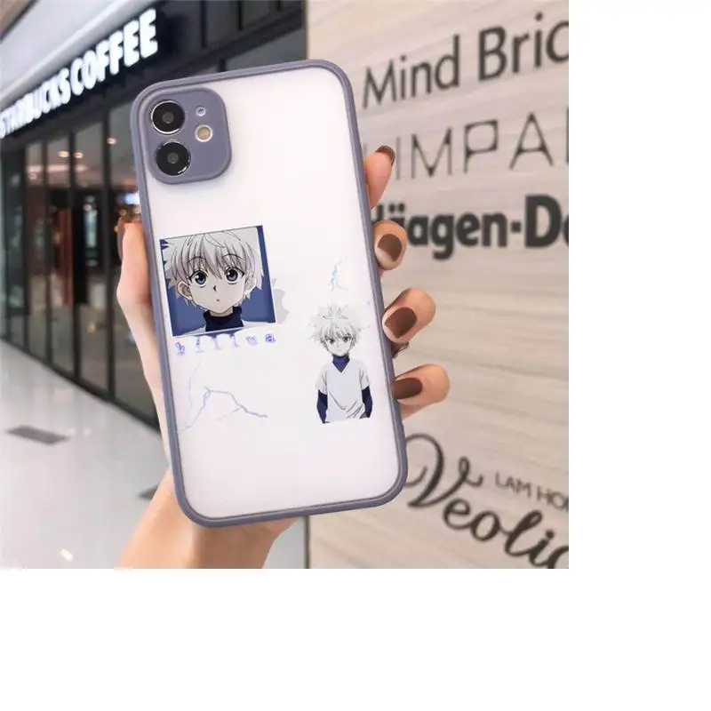 

Hunter x Hunter anime JAPAN Phone Cases matte transparent For gray iPhone 7 8 x xs xr 11 12 pro plus max mini Clear Funda