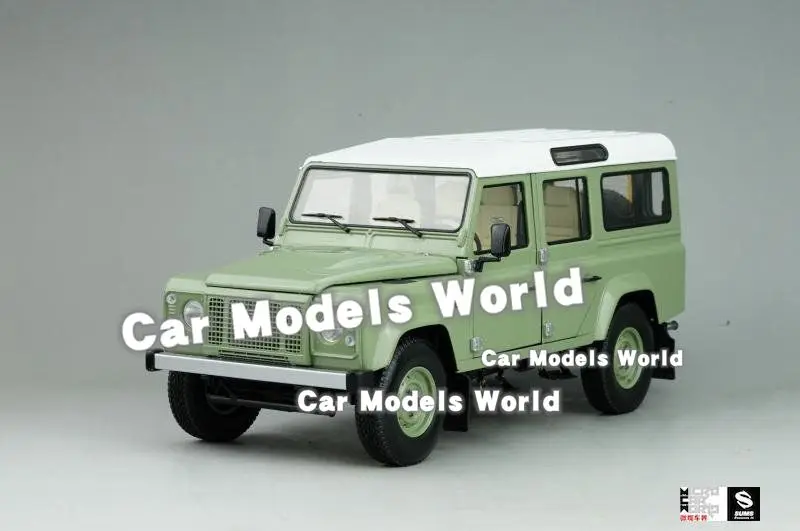 Литая модель автомобиля почти настоящая 1:18 Defender 110 Heritage Edition 2015 маленький подарок!