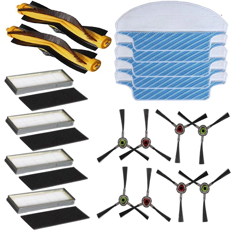 Запасные Аксессуары Для Ecovacs основная щетка/боковая щётка/Фильтры/Швабра Deebot M80 Pro