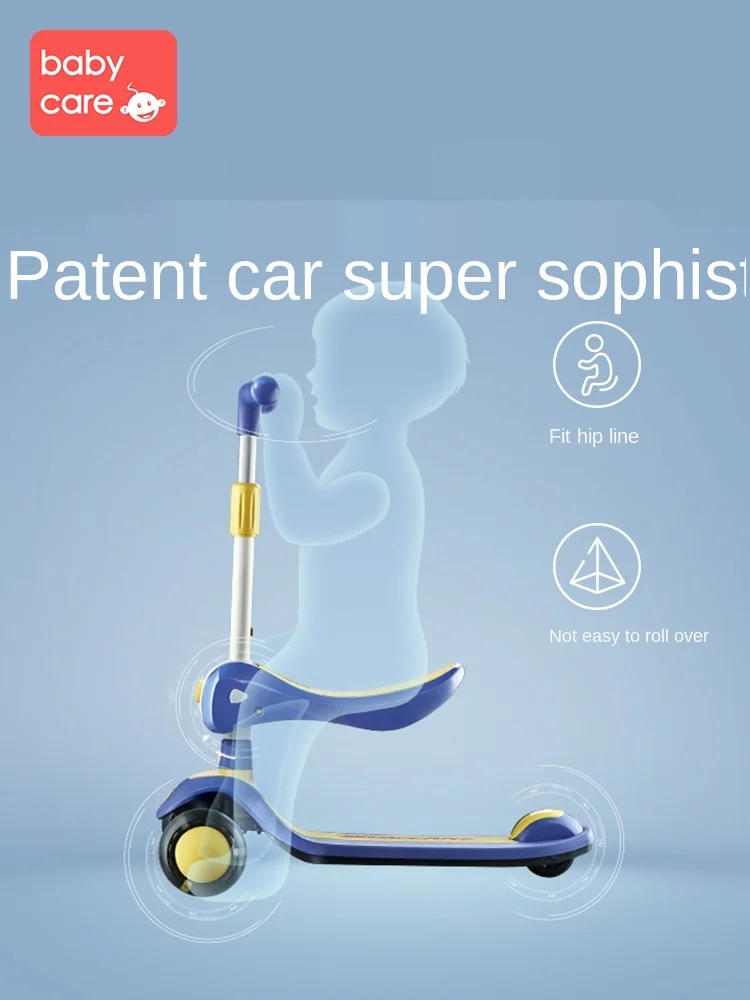 Детский скользящий детский скутер для катания на санках мальчиков и