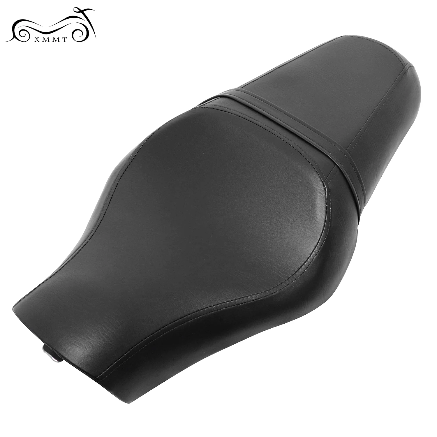 Черное ПАССАЖИРСКОЕ СИДЕНЬЕ водителя + заднее для Harley Iron SuperLow Forty Eight