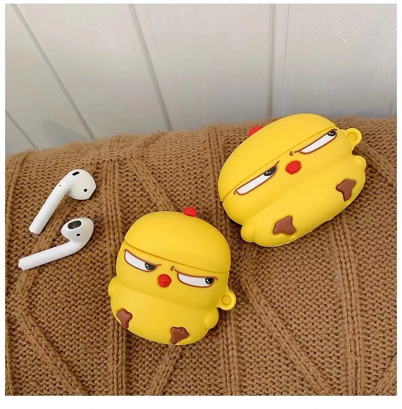 

Чехол для наушников AirPods Pro, силиконовый чехол для наушников с мультяшным рисунком утки, чехол для AirPods, чехол для беспроводной зарядки