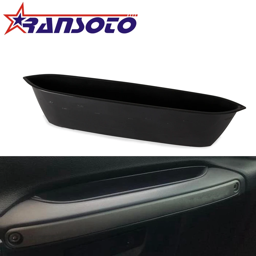 Для Jeep JK GrabTray пассажирский лоток для хранения Органайзер с ручкой для хранения 2011- Jeep Wrangler JK JKU черный