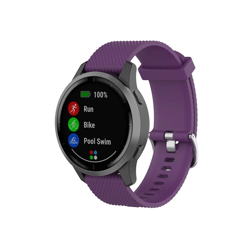 22 мм спортивный силиконовый ремешок для Garmin Vivoactive 4 Смарт-часы ремешок для Vivoactive 3 сменный Браслет аксессуары