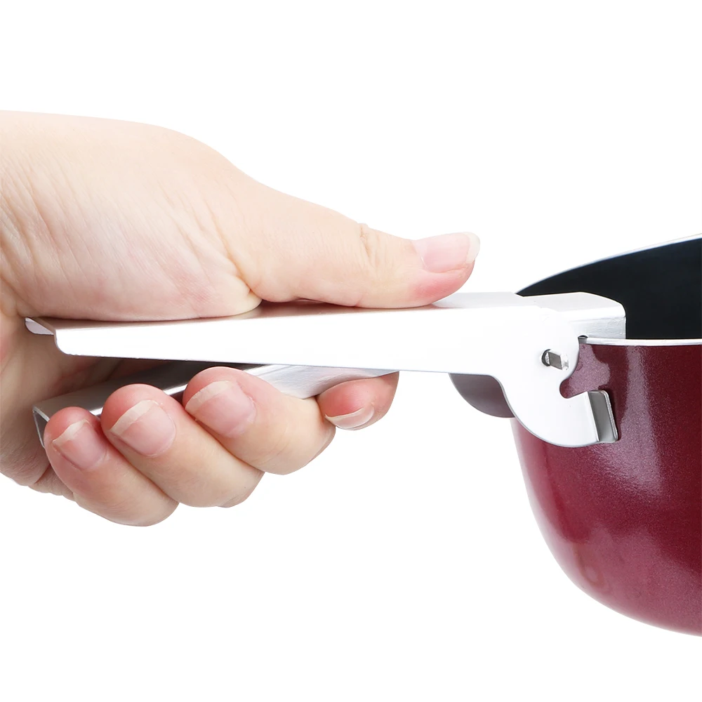 

Anti-hot Pot Pan Holder Pot Clips Bowl Gripper Picnic Cookware Tableware Camping Pot Pan Gripper Handle Kitchen Tools