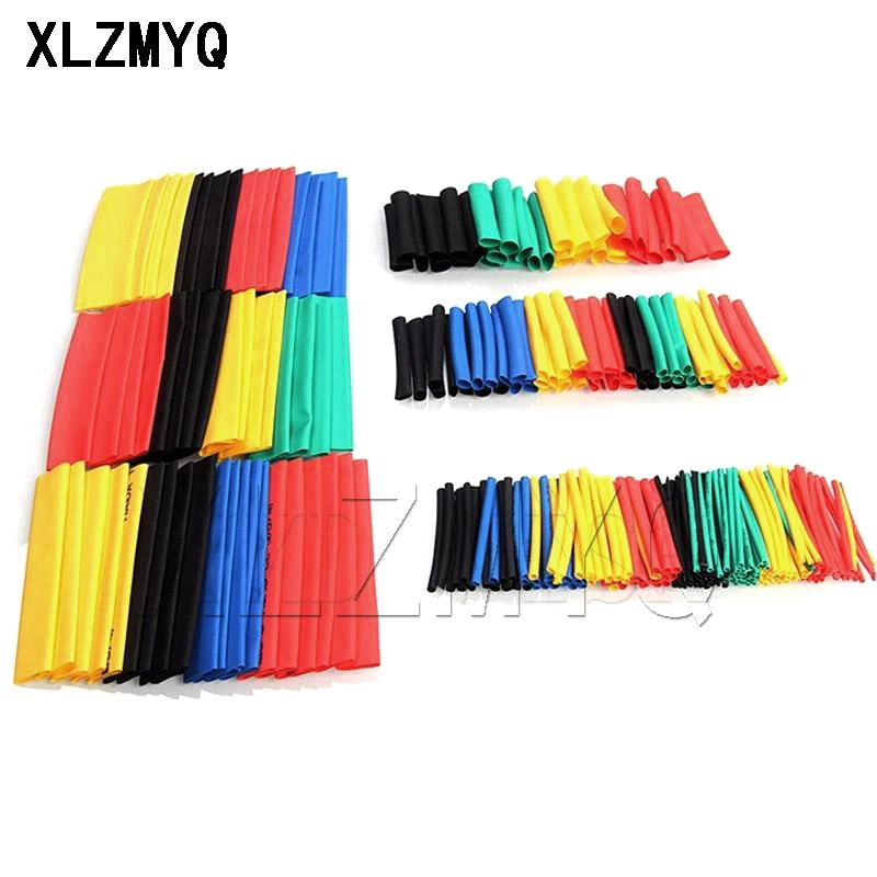 

Heat Shrink Set/164pcs Heat Shrink Tube Kit Shrinking Assorted Polyolefin Insulation Sleeving Heat Shrink Tubing Wire Cable 2:1