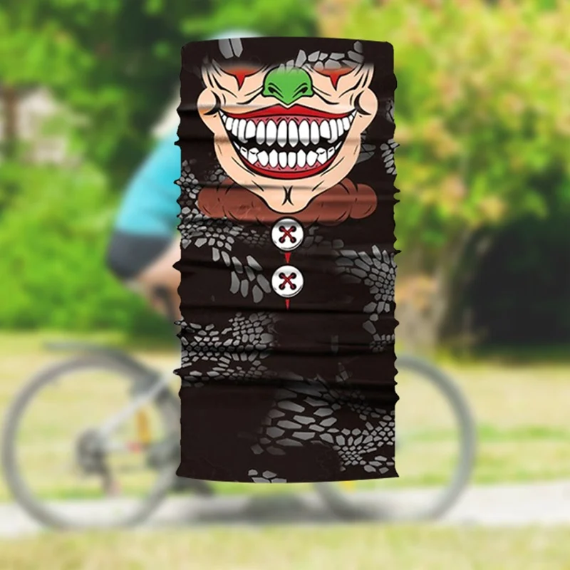 

Motorcycle Face Mask Bicycle Cycling Anti Dust Sun Head Neck Windproof Riding Mask Halloween Style Scarf Mask