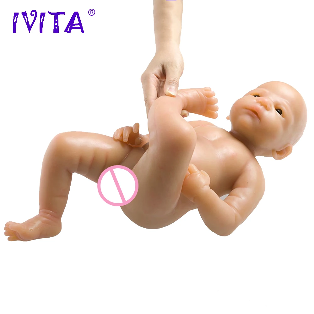IVITA WG1511 54 см 4,9 кг Девушка полный средства ухода за кожей высокое качество силиконовые куклы Reborn Baby Alive для ванной Рождественский подарок