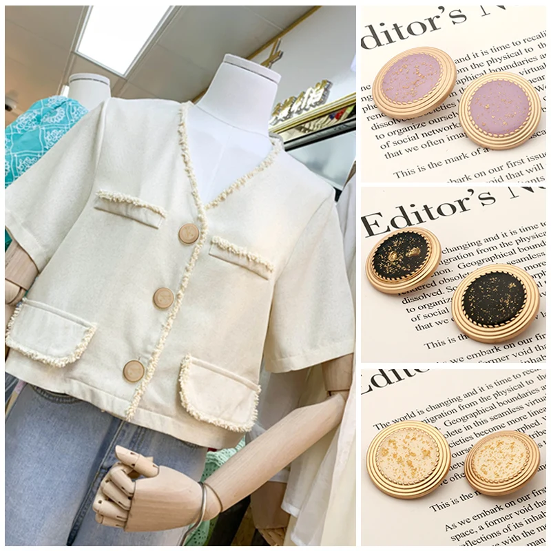 пуговицы для одежды Декоративные 18 23 25 мм швейное Женское пальто костюм с