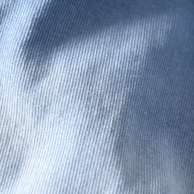 Рубашка мужская Вельветовая однотонная 100% хлопок Повседневная Удобная | Мужская