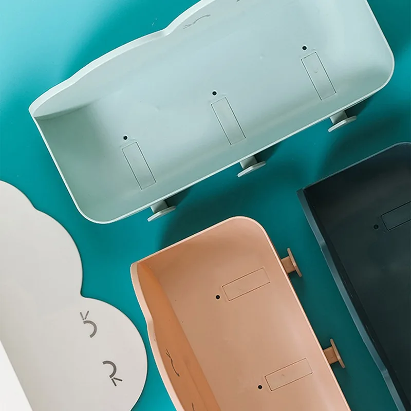 

Bathroom Storage Rack, Perforation-Free Cloud, Bathroom And Toilet Wall-Mounted Multifunctional Storage Rack, Non-Marking Paste