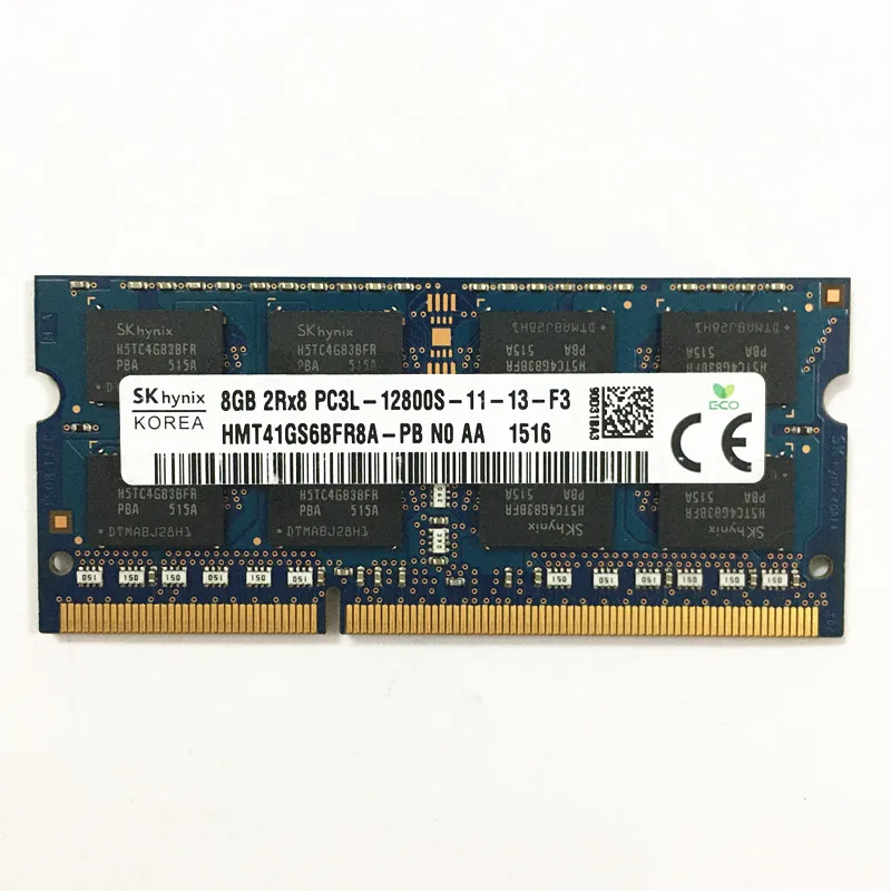 SK hynix ddr3 ОЗУ 8 Гб 1600 МГц памяти ноутбука 2Rx8 PC3L 12800S 11 DDR3 4 может использоваться как