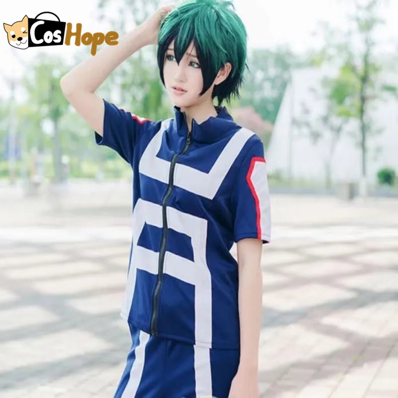 Izuku Midoriya Косплей мой герой Academy спортивная форма мкА форма для средней школы Спортивная одежда для косплея тренировочные костюмы на Хэллоуин