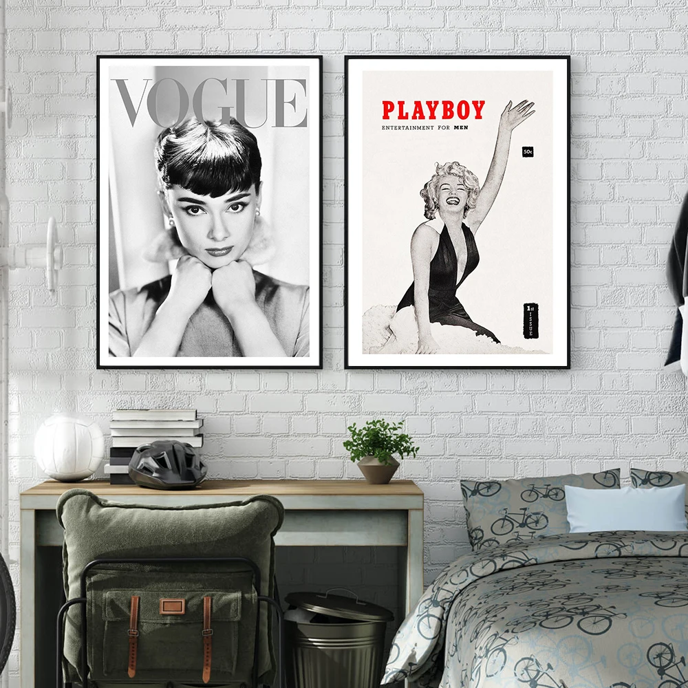 Модная Обложка с изображением Одри Хепберн на завтрак художественный принт