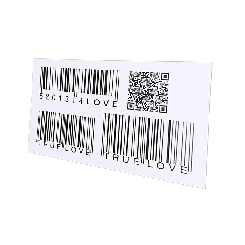 Хит! Временная Стикеры Водонепроницаемый индивидуальность 3D штрих кодов дизайн