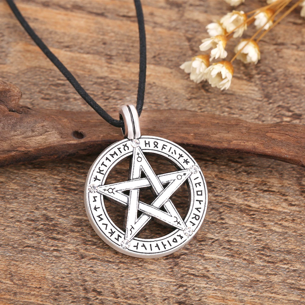 Рыболовный крючок подвески в виде скандинавских Рун пентаграмма