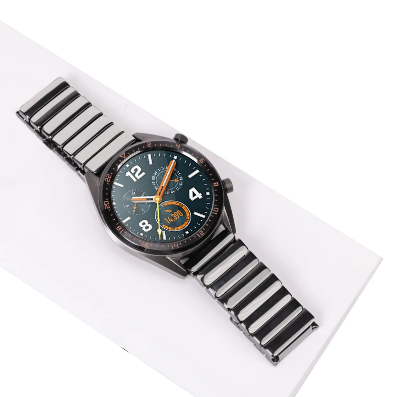 22 мм huawei watch gt 2 ремешок для samsung Galaxy Watch 46 мм/S3 Frontier band Amazfit GTR 47 мм/huami Amazfit керамический браслет