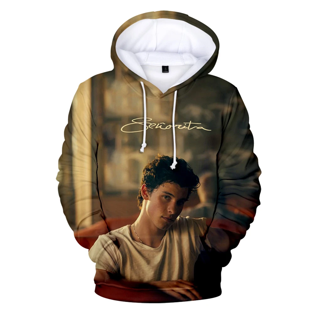 Senorita Camila Cabello и shawn mendes 3D Харадзюку толстовка с капюшоном 2019 Новый Для