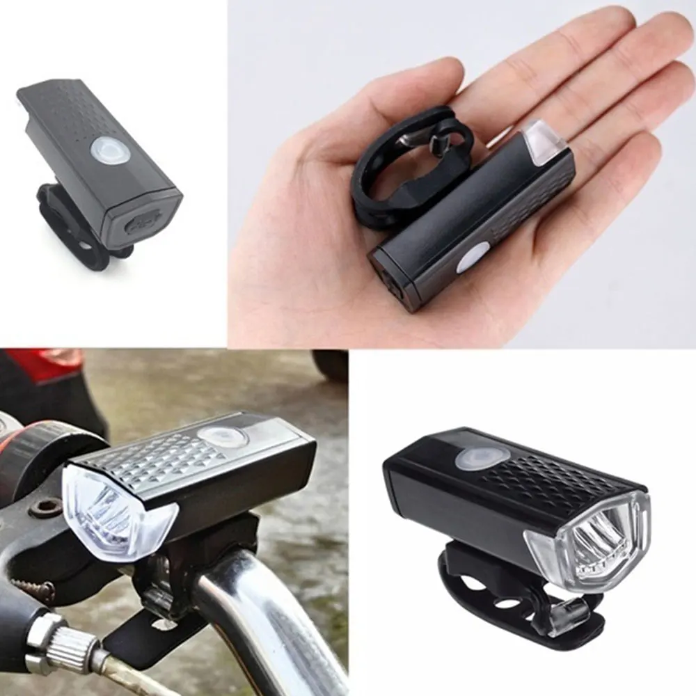 

USB Rechargeable Rainproof MTB Bike Light Front Back Rear Taillight Cycling Safety Warning Ultralight Waterproof Bicycle Lamp