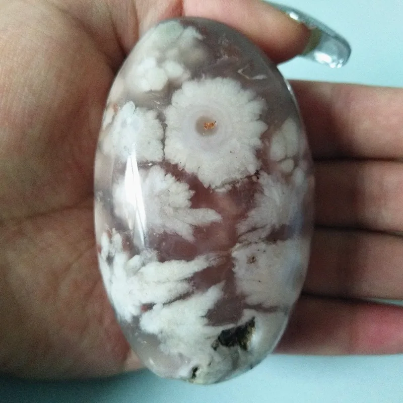 Агатовые пальмовые камни с натуральным камнем цветущие вишни игровые маленькие