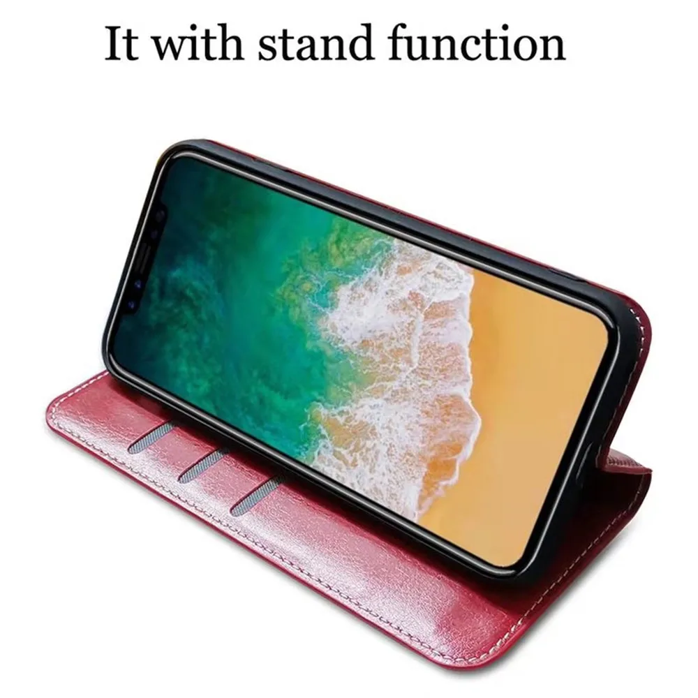 Магнитный кожаный чехол для OPPO A1 A3 A3s A5 A7 A71 A73SA7x A83 AX5 AX7 Pro чехол-книжка с бумажником