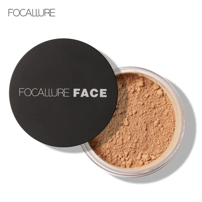 FOCALLURE горячая Распродажа 3 цвета рассыпчатая пудра для гладкой кожи