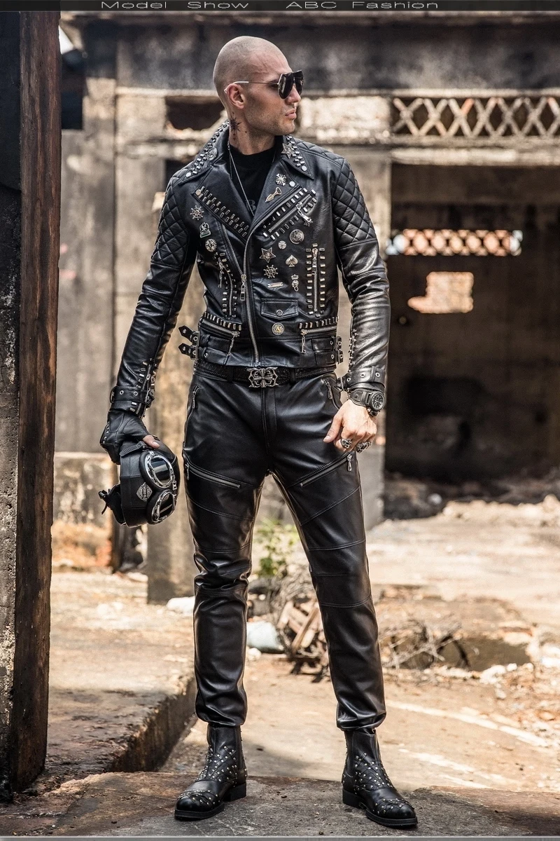 

body Clothing, clothing, sports jacket, punk rock, stage costume, street bum, coat, motorcycle coat, coat