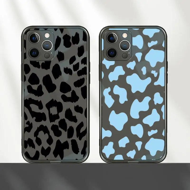 

Leopard Print sexy pattern Phone Case Transparent for iPhone 7 8 11 12 se 2020 mini pro X XS XR MAX Plus