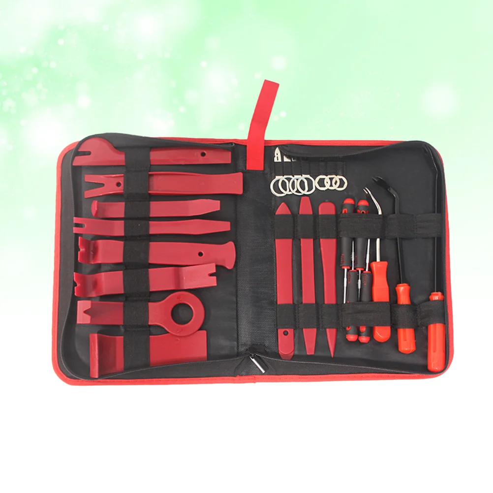 

Инструмент для разборки автомобильной аудиосистемы (красный), 25 шт.