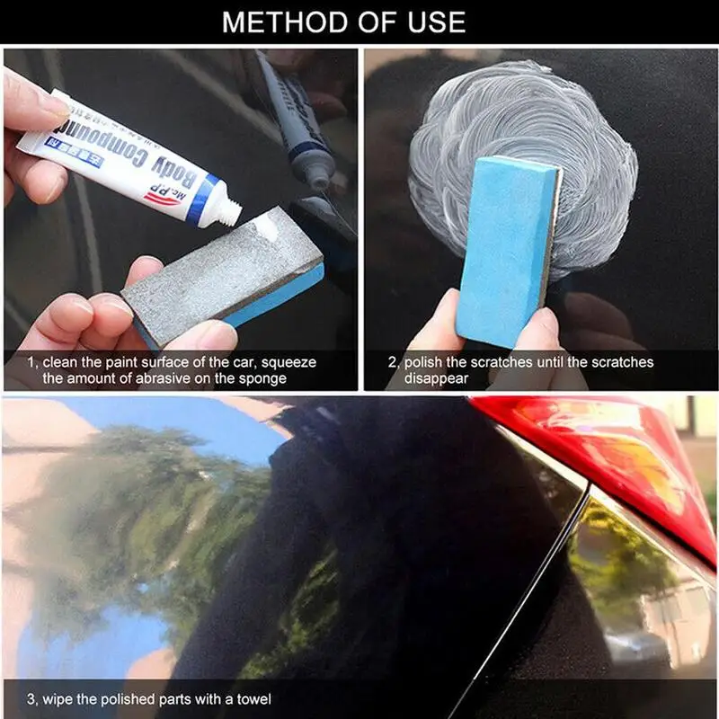 Hot Car Scratch Repair Kits Auto Body Compound MC308 Polishing Grinding Paste Paint Care Set Accessories Fix it Wax |