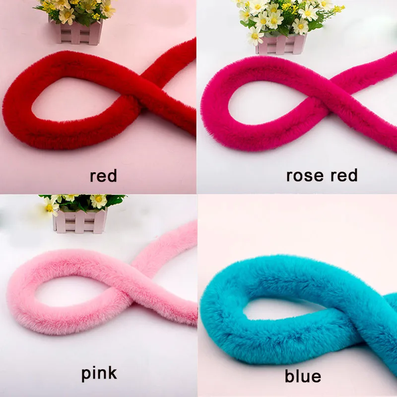 Лента из искусственного меха кролика Рекс пушистая отделка сделай сам пуховое