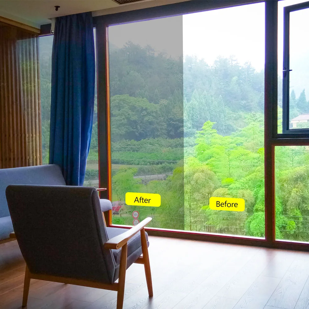 1 м-2 м Солнечная отражающая оконная пленка односторонняя зеркальная изоляция