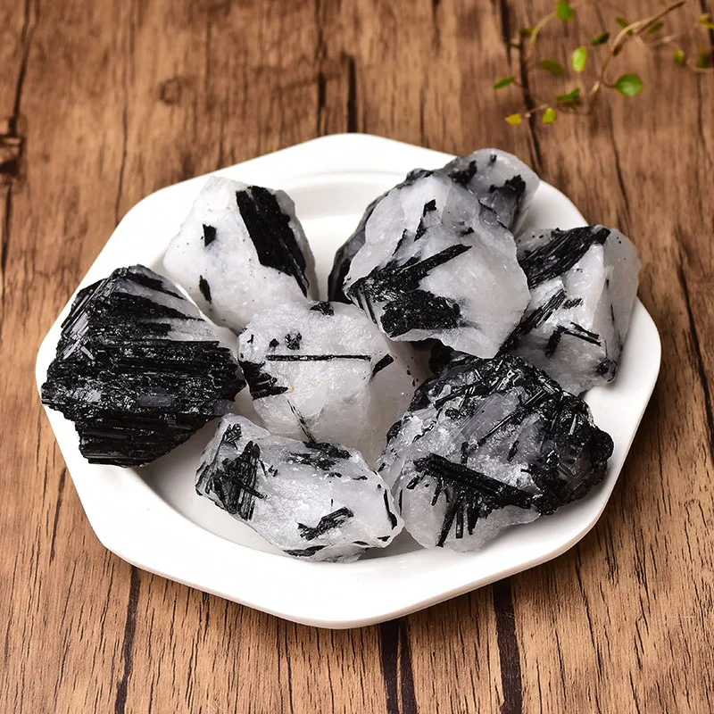 30-120 г натуральный черный турмалин нерегулярный грубый оригинальный минеральный