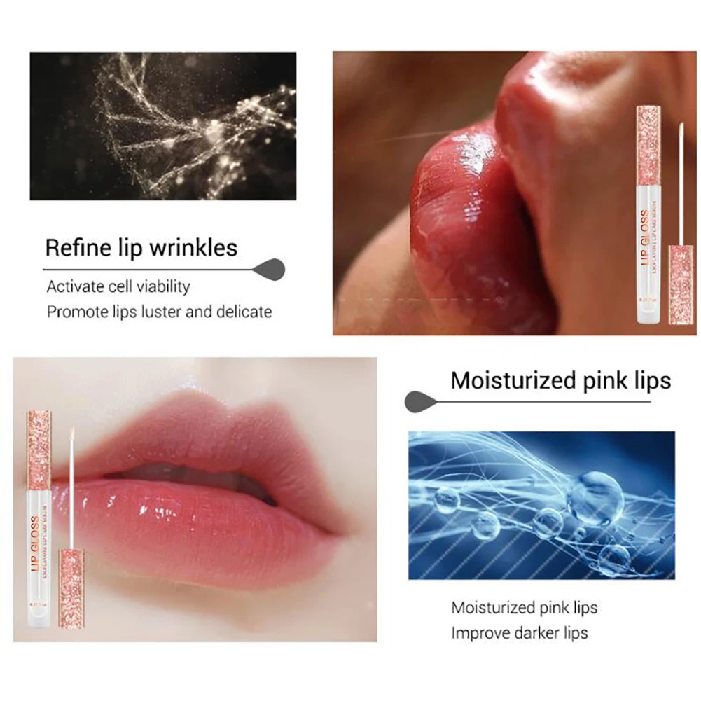 

Lips Care Serum Natural Moisturizing Lip Essence Plumping Lips Reduce Fine Lines Lip Gloss Long Lasting Safe Lip Balm Plumper