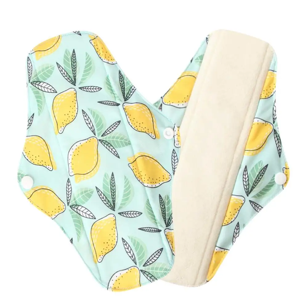 Бесплатная доставка 5 шт женские многоразовые подушечки с бамбуковой хлопковой