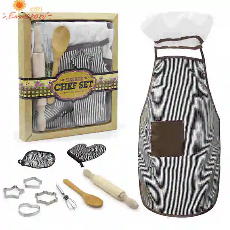 

Детский деревянный фартук для кухни, 11 шт., 2020 игрушек