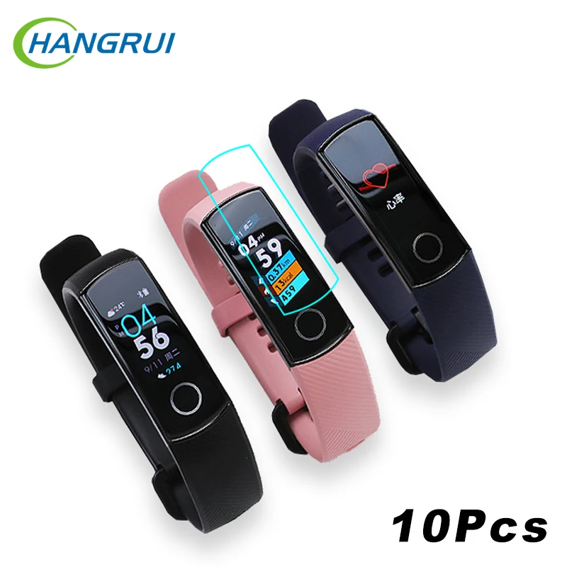 10 шт., протектор экрана для оригинального huawei Honor Band 5 4, защитная пленка, мягкий чехол из ТПУ, аксессуары для huawei Honor Band 5