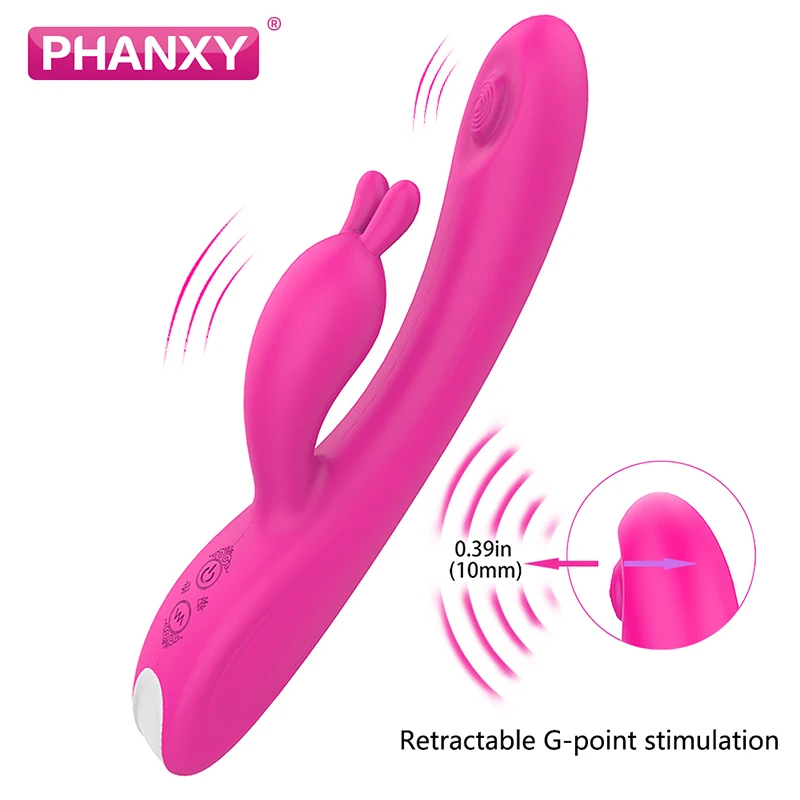 Вибратор PHANXY Mr.CANDY G Spot Rabbit для женщин вибрирующий вибратор 2 в 1 женские секс
