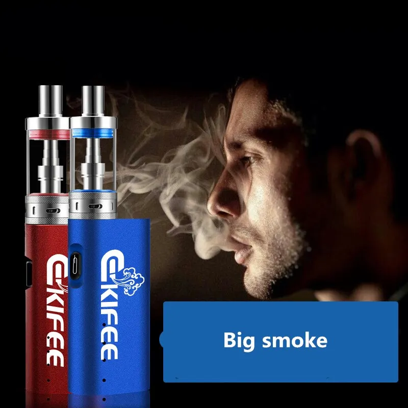 

2pcs Ekifee 40W Mod Starter Kits 510 Thread Huge Smoke 3.0ml Atomizer Tank 2200mAh Battery Electronic Cigarette Vape Vaporizer