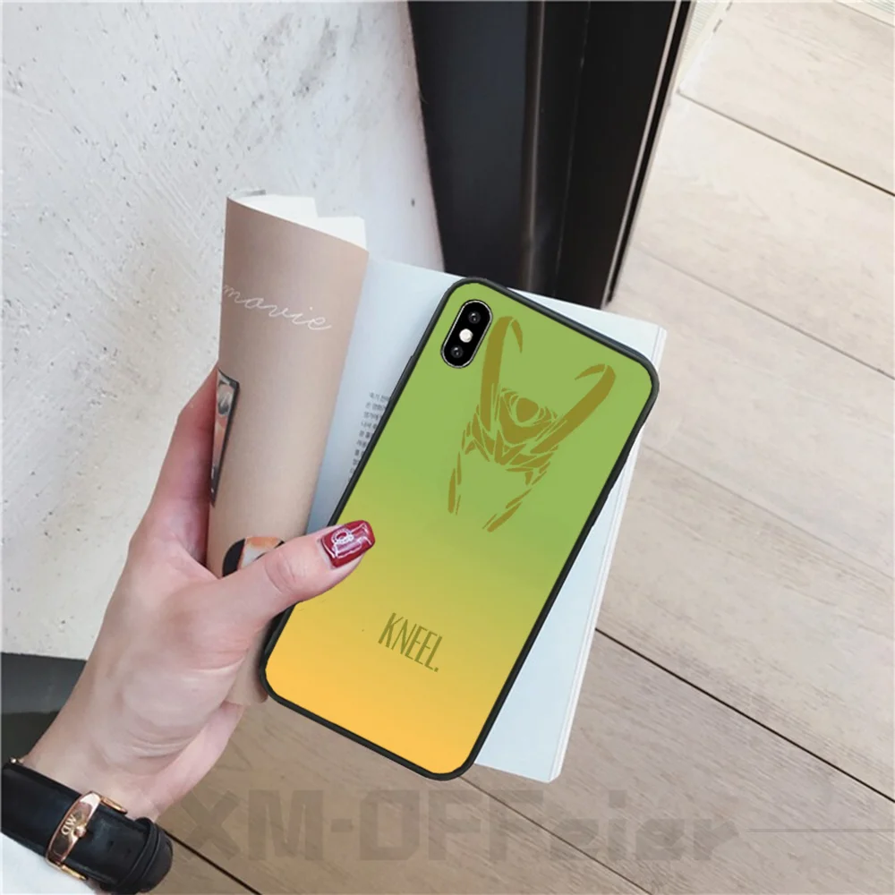 BaweiTE Coque Marvel Hero Loki DIY Printing Phone Case cover Shell for iPhone 11 pro XS MAX 8 7 6 6S Plus X 5 5S SE XR | Мобильные