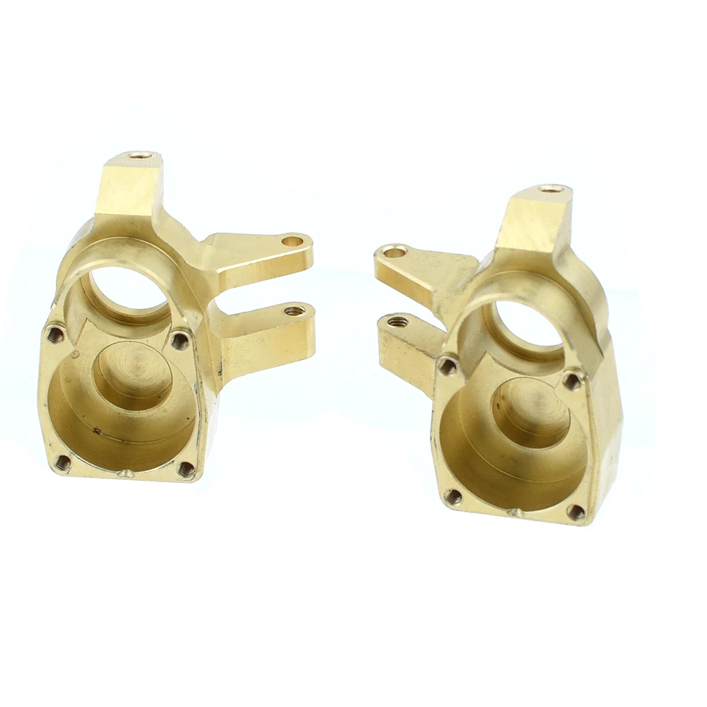 1 пара Высококачественная латунная Поворотная рулевая чашка для 1/10 RC гусеничного