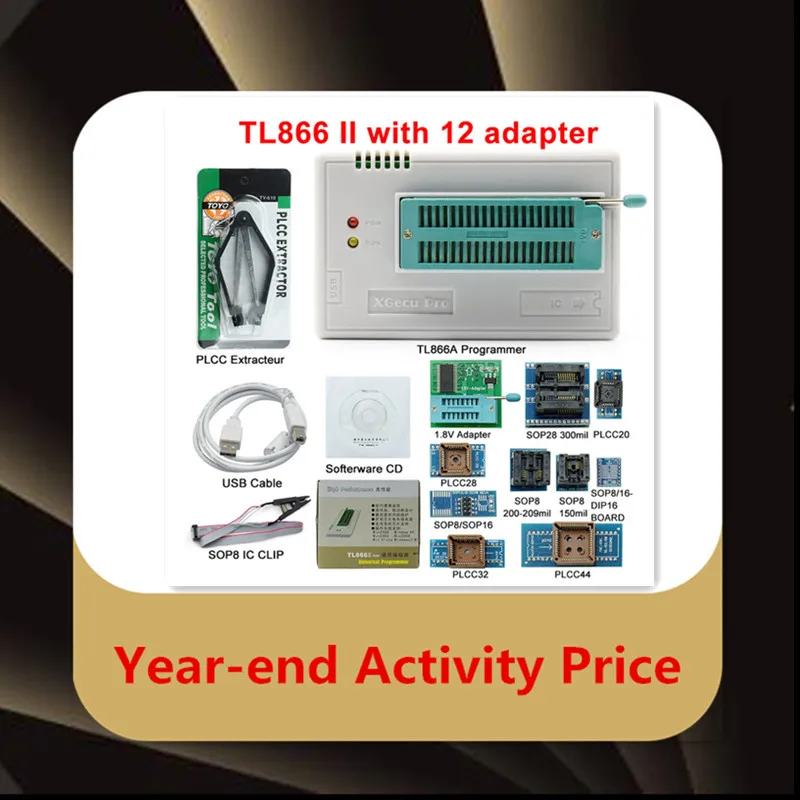 V9.0 TL866II плюс EEPROM PIC AVR TL866A TL866CS USB универсальный биос nand Программист 24 93 25 mcu биос EPROM
