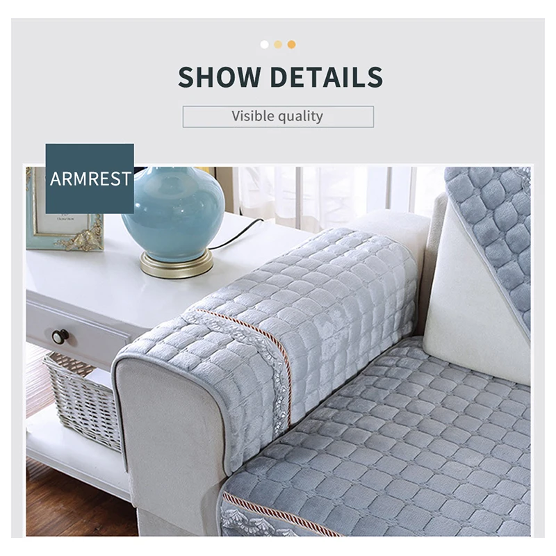 Европейский Стиль плюшевые диванных чехлов для Гостиная диван Ipad Mini 1/2/3/4 сиденье