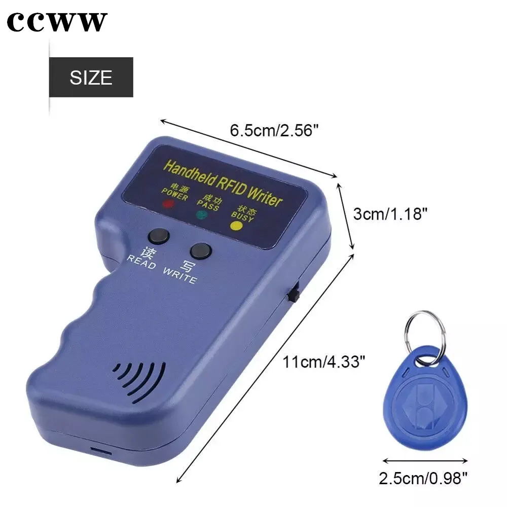 Дубликатор RFID EM4100 125 кГц 10 перезаписываемых ID брелоков EM4305 T5577|Карты контроля