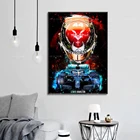 Современный домашний декор Льюис Гамильтон F1 абстрактный постер Холст Картина Печать модульная Настенная картина Декор для гостиной рамки