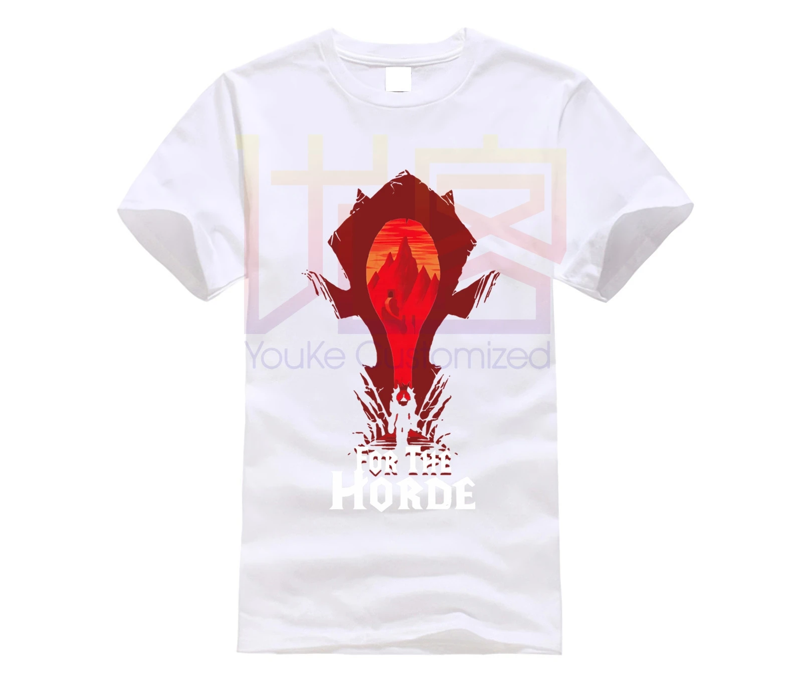 Популярная мужская рубашка 2019 рубашки WORLD OF WARCRAFT для Орды | Мужская одежда